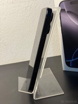 Predám Apple iPhone 16 PRO 256GB Black Stav Nového Telefónu - 7