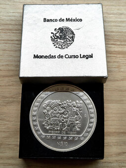 Strieborná investičná minca 5oz 999.9 Piedra de Tizoc - 7