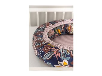 Kokón/Hniezdo pre deti Vafle 80 x 45 cm Boho Staroružová - 7