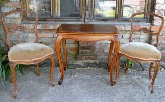 Stolík z orechového dreva - 7