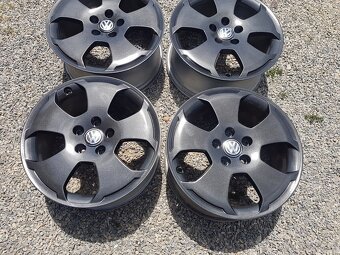 5x112 r17 hliníkové disky Audi A3, grafit, Volkswagen - 7
