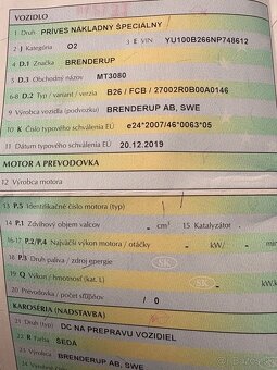 Prepravník stavebných strojov Brenderup MT 3080, 2700 kg - 7
