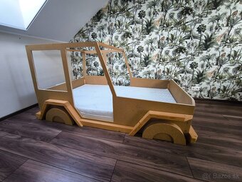 Predám detskú posteľ Jeep (ručná výroba) - 7