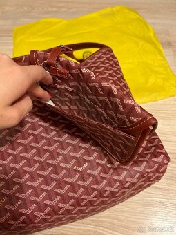 Goyard kabelka Bohéme Hobo - burgundy (GO4) - 7