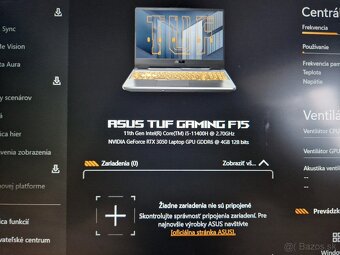 Herný notebook ASUS TUF GAMING F15 / RTX 3050 - 7