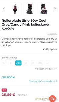 Velkost 39 - damske kolieskove korcule ROLLERBLADE - 7
