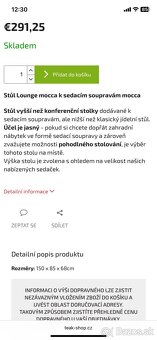 Ratanovy zahradny stol a 6 stoliciek - 7