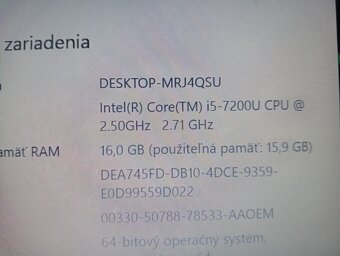 HP elitebook 840 G4 / 16gb ram / Intel core i5 / 256gb ssd- - 7