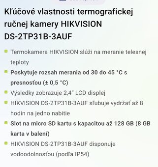 Hikvision DS-2TP31B-3AUF termo kamera teplomer - 7