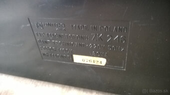 retro kotučák UNITRA -funkčný ZK 246 - 7
