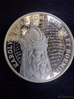 STRIEBORNÁ MINCA KAREL IV. - 7