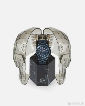 Philipp Plein Blue Dial Quartz - Pánske hodinky - 7