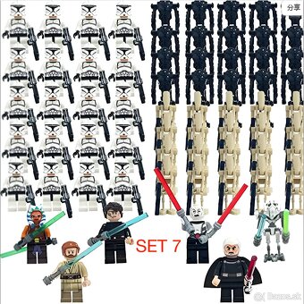 Rôzne figúrky Star Wars 8 (8ks) - typ lego - nové - 7