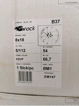 Alu disky Škoda Octavia 8x18 ET54 5x112 1240 - 7