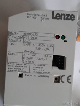 Frekvenčný menič LENZE - 7