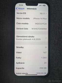 iPhone 14+ 256GB - 7