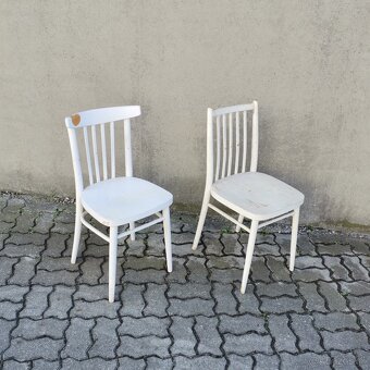 Retro stolicka THONET TON drevena Vintage vidiecka - 7