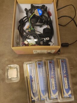 výkonná PC zostava + príslušenstvo (2x CPU, 2x RAM set, GPU, - 7