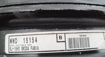 PLECH. DISKY R15 5x100 - FABIA 1, FABIA 2, ROOMSTER, IBIZA - 7