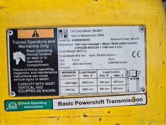 Vysokozdvižný vozík Hyster 3t, LPG - 7
