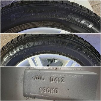 5x112 Originál Audi 4F0 071 496 666 225/55 R16 - 7