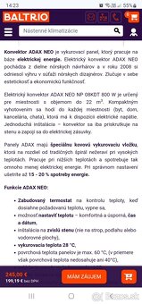 Elektricky konvektor -radiator - 7