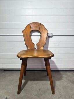 🪑 Predám originálne vintage barové stoličky z masívu Nemecko - 7