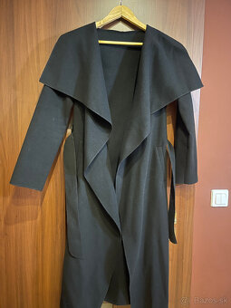Dámsky dlhý kabát na prechodné obdobie - 7
