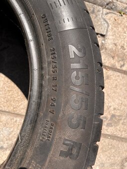 215/55R17 Continental letne - 7