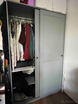 Šatníková skriňa IKEA HAUGA 118x55x199 cm - 7