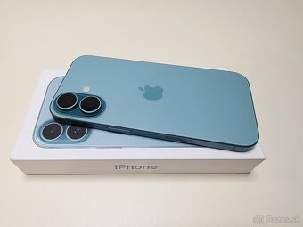 APPLE IPHONE 16 128GB TEAL TOP STAV,ZDRAVIE BATERKY 100% - 7
