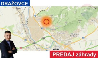 Predaj záhrady 899 m2, k.ú. Dražovce, Hrabová ulica, obec Ni - 7