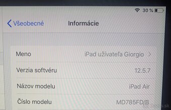 Predám iPad Air A1474 - 7
