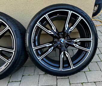 Original disky kolesa BMW 747 M R22 X5 G05 X6 G06 + Pirelli - 7