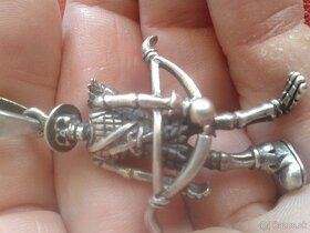 Unikátny AG privesok, striebro - 7