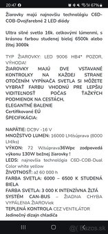 LED HB4 žlté/biele - 7