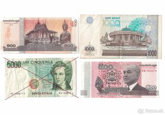 Zbierka bankoviek - rôzne po 1.5eur - 7