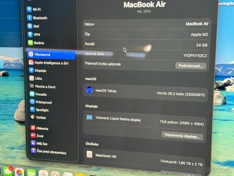 MacBook Air M2 | 24GB/2TB SSD/ 1 rok záruka - 7