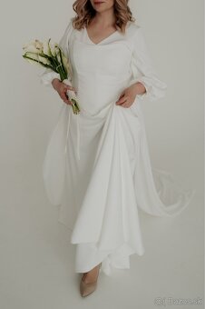 Svadobné šaty 42-44 - 7