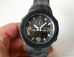 SKMEI 1655 Military Elektronic Dual Time vodotesné hodinky - 7