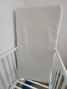 Detská postieľka s matracom+vanička na kúpanie Ikea - 7