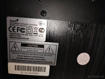 Predám domáce kino Genius SW-HF5.1 4500 - 7