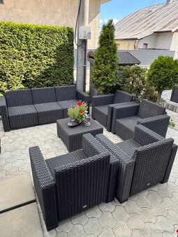 záhradné ratanové sedenie – komplet set - 7