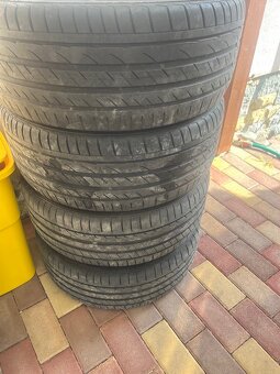 Alu disky s pneu R17 225-45 Audi VW Skoda - 7