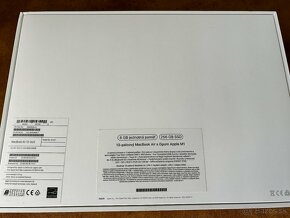 ZÁRUKA / APPLE MacBook Air M1 Silver / 256GB SSD / 8GB RAM - 7
