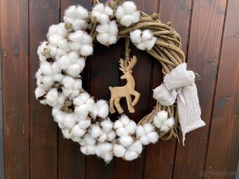 Vianočný veniec -Jednoduchá nádhera - 7