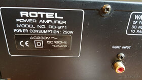 Predám zosilňovač ROTEL - 971 power amplifier /pár - 7