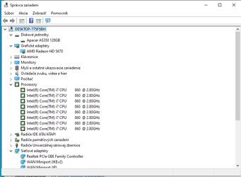 PC i7 860 SSD 128GB 8GB RAM - 7