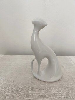 Royal dux mačka brusel porcelánová soška - 7