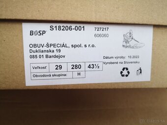 Topánky BOSP TARAS Mid 43,5 - 7